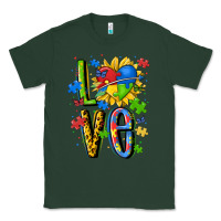 Sports Green autism love Classic Tee - MaliasSmallBusiness