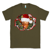 Army Green christmas heifer Classic Tee - AdoDesignShop