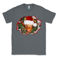Charcoal Heather christmas heifer Classic Tee - AdoDesignShop