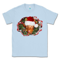 Dusty Blue christmas heifer Classic Tee - AdoDesignShop