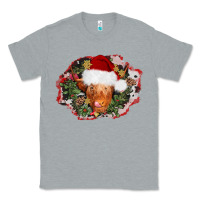 Heather Grey christmas heifer Classic Tee - AdoDesignShop
