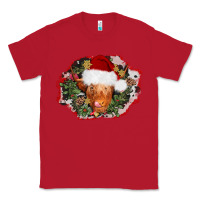 Red christmas heifer Classic Tee - AdoDesignShop
