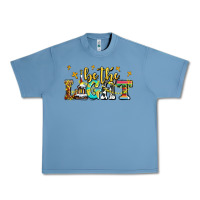 Pebble Blue be the light Urban Heavy Tee - AdoDesignShop