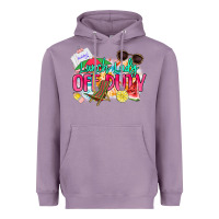 Lavender Lunch lady off duty Heavyweight Hoodie - NancyCooperArtShop