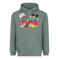 Sage Lunch lady off duty Heavyweight Hoodie - NancyCooperArtShop