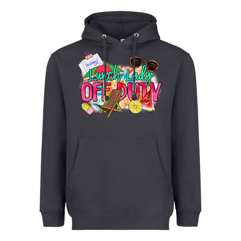 Lunch Lady Off Duty Heavyweight Hoodie by NancyCooperArtShop | Teevron