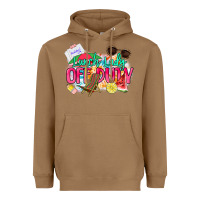 Toasted Coconut Lunch lady off duty Heavyweight Hoodie - NancyCooperArtShop