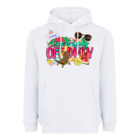 White Lunch lady off duty Heavyweight Hoodie - NancyCooperArtShop
