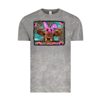 Cloud Rock easter floral leopard cow Vintage Tee - Jasminsmagicworld
