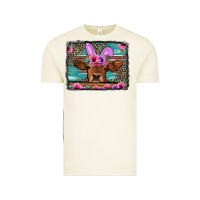 Vintage Arctic easter floral leopard cow Vintage Tee - Jasminsmagicworld