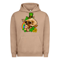 Pigment Burro St. Patrick's boho skull Urban Hoodie - OliviaCreatesArt