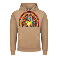 Vintage Coffee softball rainbow Vintage Hoodie - Artiststas