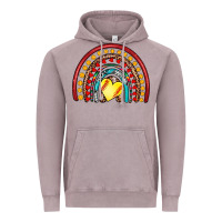 Softball Rainbow Vintage Hoodie | Teevron