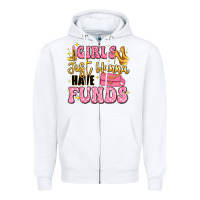 White girls just wanna have funds Zipper Hoodie - LillyAllenDesigns