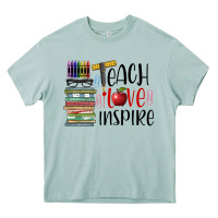 Arona teach love inspire Heavy Core Tee - BarkalooDesign