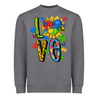Storm autism love Heavyweight Sweatshirt - MaliasSmallBusiness