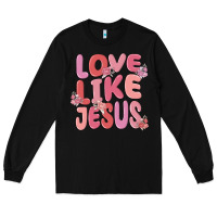 Black love like jesus Long Sleeve Tee - MaliasSmallBusiness