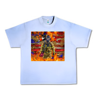 Grape Ice Western Firefighter With American Urban Heavy Tee - LillyAllenDesigns