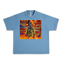 Pebble Blue Western Firefighter With American Urban Heavy Tee - LillyAllenDesigns