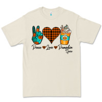 Peace Love Pumpkin Spice Premium Tee | Teevron