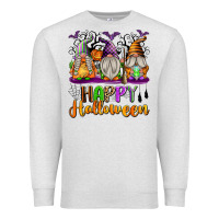 Oatmeal Heather Happy Halloween Gnomes Premium Sweatshirt - texasbilliewilder