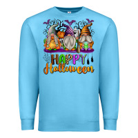 Ocean Blue Happy Halloween Gnomes Premium Sweatshirt - texasbilliewilder