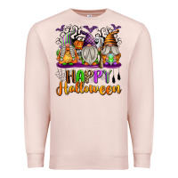 Pale Pink Happy Halloween Gnomes Premium Sweatshirt - texasbilliewilder