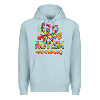 Blue Mist Autism Awareness Premium Hoodie - NancyCooperArtShop