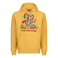 Mustard Autism Awareness Premium Hoodie - NancyCooperArtShop