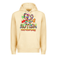 Pina Colada Autism Awareness Premium Hoodie - NancyCooperArtShop