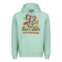 Seafoam Autism Awareness Premium Hoodie - NancyCooperArtShop