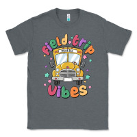 Charcoal Heather field trip vibes Classic Tee - MaliasSmallBusiness