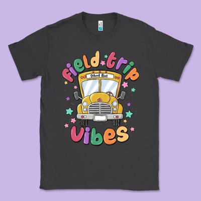 Field Trip Vibes Classic Tee Designed By Maliassmallbusiness