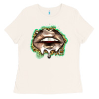 Bone soccer lips Ladies Tee - Zillion Design Studio