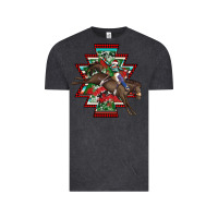 Vintage Black aztec rodeo christmas Vintage Tee - AdoDesignShop