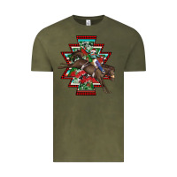Vintage Olive aztec rodeo christmas Vintage Tee - AdoDesignShop