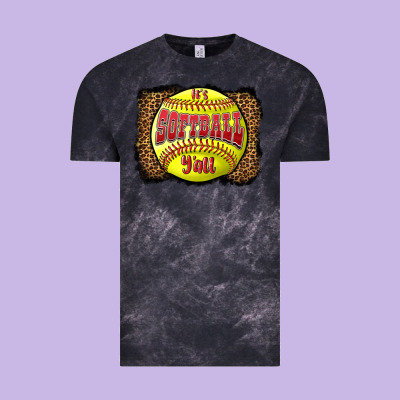 It's Softball Y'all Vintage Tee Designed By Lillyallendesigns