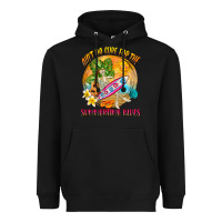 Black Ain't no cure for the summertime blues Heavyweight Hoodie - NancyCooperArtShop