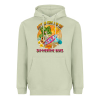 Matcha Ain't no cure for the summertime blues Heavyweight Hoodie - NancyCooperArtShop