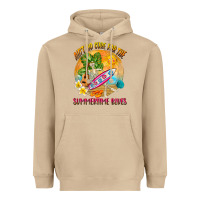 Mushroom Ain't no cure for the summertime blues Heavyweight Hoodie - NancyCooperArtShop