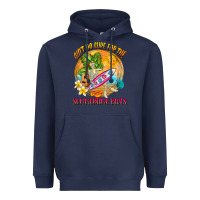 Navy Ain't no cure for the summertime blues Heavyweight Hoodie - NancyCooperArtShop