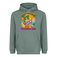 Sage Ain't no cure for the summertime blues Heavyweight Hoodie - NancyCooperArtShop