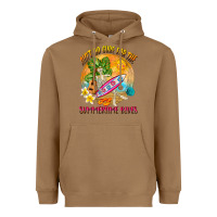 Toasted Coconut Ain't no cure for the summertime blues Heavyweight Hoodie - NancyCooperArtShop
