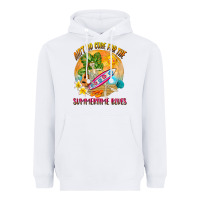 White Ain't no cure for the summertime blues Heavyweight Hoodie - NancyCooperArtShop