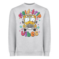 Heather Grey field trip vibes Heavyweight Sweatshirt - MaliasSmallBusiness