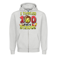 Dove Grey i tackled days of school softball Zipper Hoodie - LillyAllenDesigns