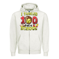 Oatmeal Heather i tackled days of school softball Zipper Hoodie - LillyAllenDesigns
