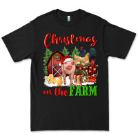 Black christmas on the farm Premium Tee - FaDigitalArtStudio