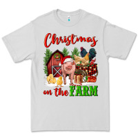 Dove Grey christmas on the farm Premium Tee - FaDigitalArtStudio