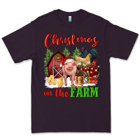 Plum christmas on the farm Premium Tee - FaDigitalArtStudio